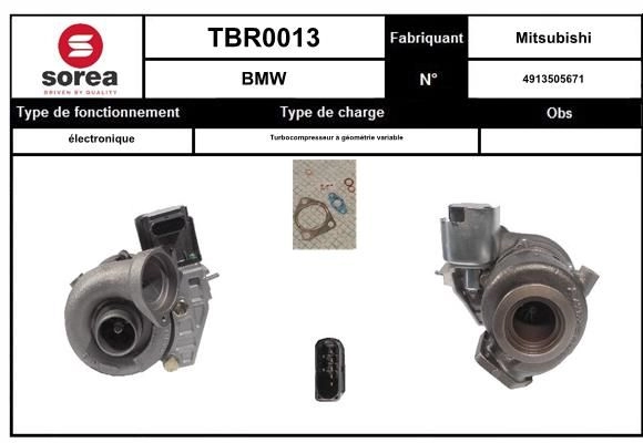 Турбина EAI 1441010815 TBR0013 WZ3V 97