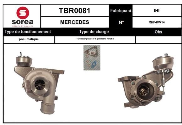 Турбина EAI PRPV Y3 TBR0081 1441010883