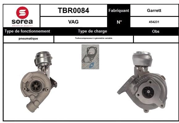 Турбина EAI 1441010886 TBR0084 R0 VTO