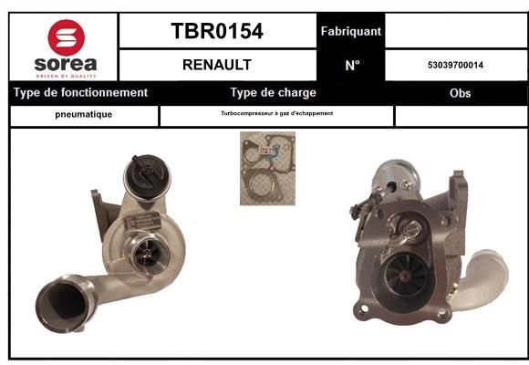 Турбина EAI 1441010956 VGU H0WY TBR0154 изображение 0