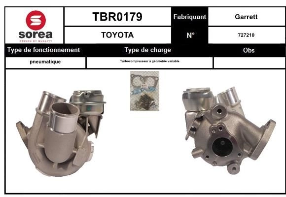 Турбина EAI XJFT B TBR0179 1441010981