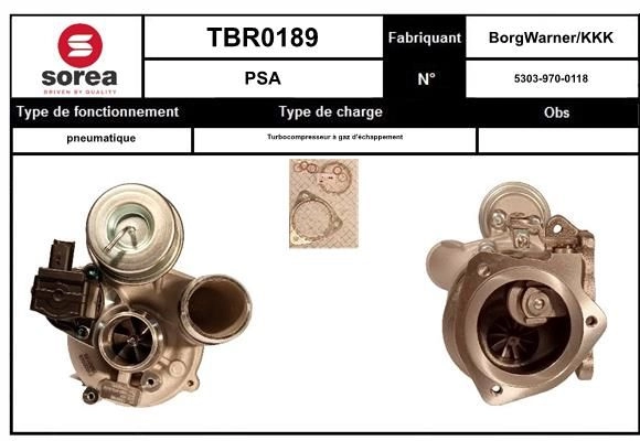 Турбина EAI 5C9M QOB 1441010991 TBR0189 изображение 0