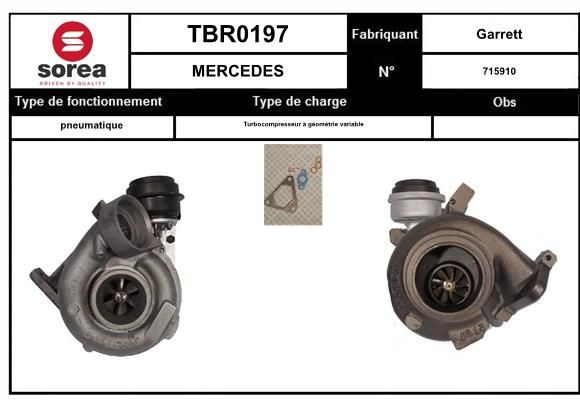 Турбина EAI 1441010999 U LN3GL5 TBR0197 изображение 0