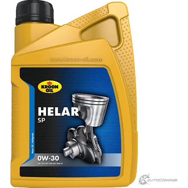 Моторное масло синтетическое HELAR SP 0W-30, 1 л KROON OIL 4330766 91 NTTCK 31071 8710128310715 изображение 0