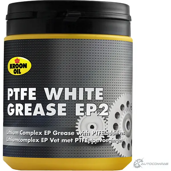Смазка многоцелевая PTFE WHITE GREASE EP2, 600 г KROON OIL R7 YJ8 49RUC 34076 1424957146