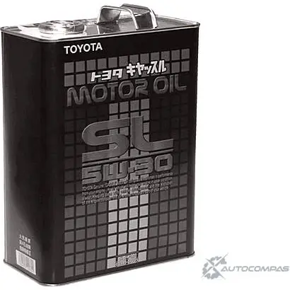 Моторное масло полусинтетическое SL 5W-30, 4 л TOYOTA/LEXUS 1436794454 0888007705 V3Z TC изображение 0