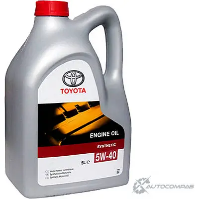 Моторное масло синтетическое ENGINE OIL SL 5W-40, 5 л TOYOTA/LEXUS 1436787620 M9MS9 27 0888080375 изображение 0