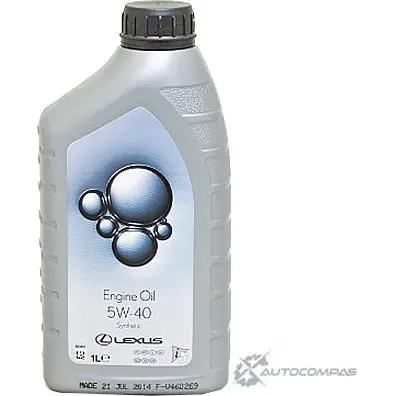 Моторное масло синтетическое LEXUS 5W-40, 1 л TOYOTA/LEXUS 0888082642 BR1 KIL 1436787622 изображение 0