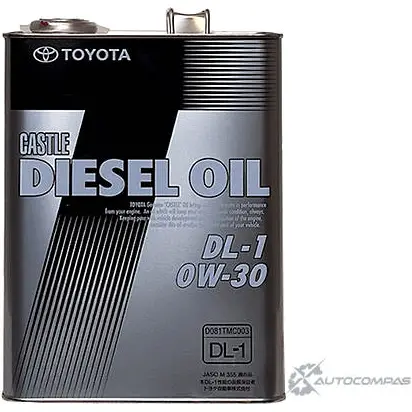 Моторное масло CASTLE DL-1 0W-30, 4 л TOYOTA/LEXUS 0888302905 A8XBX RE 1436794421