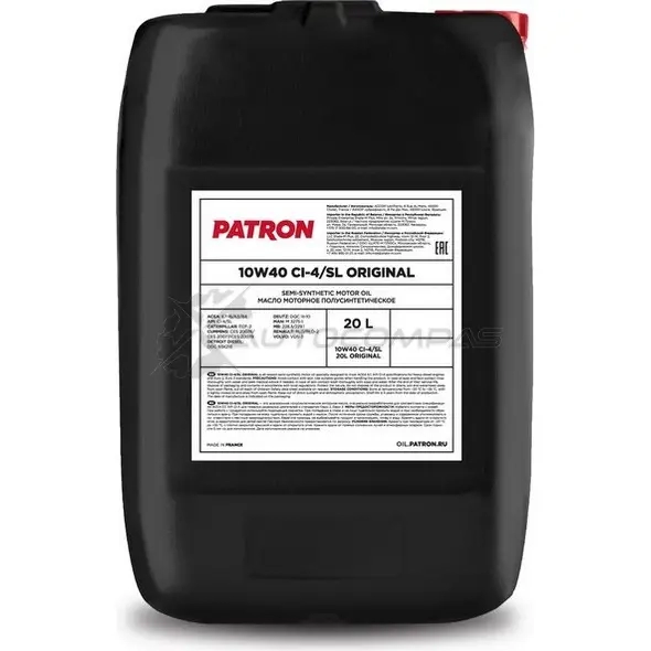 Моторное масло полусинтетическое PATRON Y6ZL NP3 1425555491 10W40CI4SL20LORIGINAL изображение 0