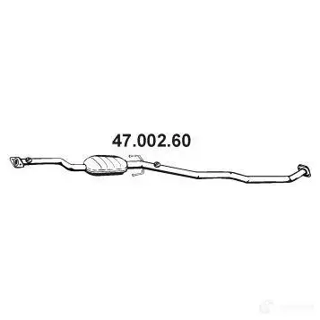 Катализатор EBERSPACHER DU0 ND 88628 4700260