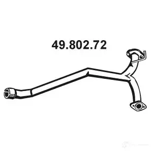 Выхлопная труба глушителя EBERSPACHER 89114 4980272 NUHR 5 4030813422030