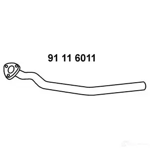Выхлопная труба глушителя EBERSPACHER 4030813122848 91116011 7H OBB 90182