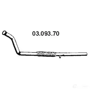 Выхлопная труба глушителя EBERSPACHER B9MD5 OS 81247 4030813101607 0309370
