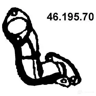 Выхлопная труба глушителя EBERSPACHER 4030813116786 4619570 88548 S MT3JUX