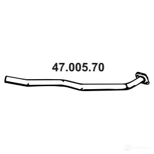 Выхлопная труба глушителя EBERSPACHER ATX BS 88631 4700570