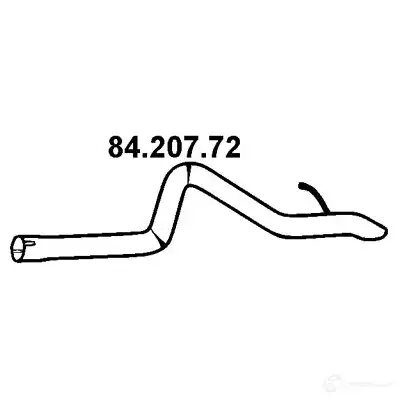 Выхлопная труба глушителя EBERSPACHER 4030813423945 W BI3LI 8420772 89862