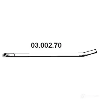 Выхлопная труба глушителя EBERSPACHER ANKQYS A 81211 4030813421835 0300270
