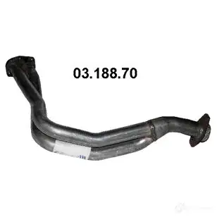 Выхлопная труба глушителя EBERSPACHER XF 2BH8 81284 4030813101683 0318870