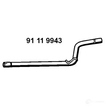 Выхлопная труба глушителя EBERSPACHER 91119943 Q Z1X3 90198 изображение 0