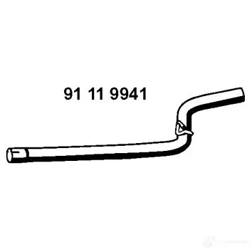 Выхлопная труба глушителя EBERSPACHER 91119941 0JXM Z 90196 изображение 0