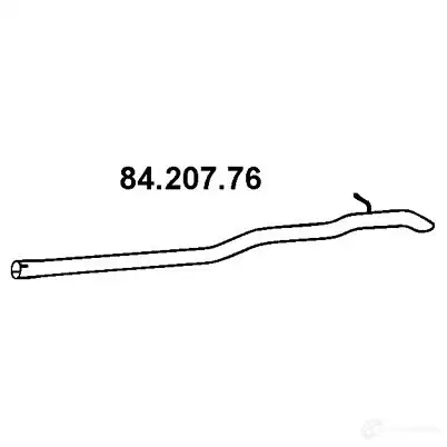 Выхлопная труба глушителя EBERSPACHER 4030813423983 89866 8420776 GN WH0