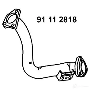 Выхлопная труба глушителя EBERSPACHER 90119 91112818 0UDDG V 4030813082180 изображение 0