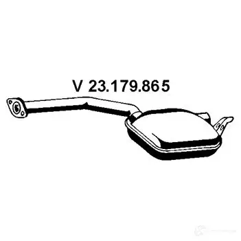 Передний глушитель EBERSPACHER 23179865 WI MTT 4030813015690 86600