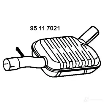 Передний глушитель EBERSPACHER 95117021 1172065648 INPG P 4030813167436