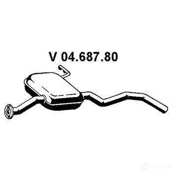 Передний глушитель EBERSPACHER 4030813003994 0468780 81990 BUX3U C