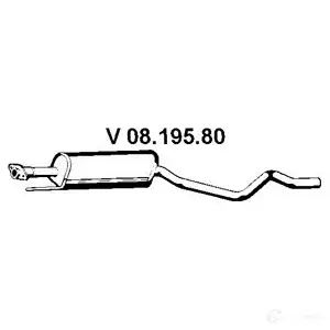 Передний глушитель EBERSPACHER RXEX C6 82688 0819580 4030813008616