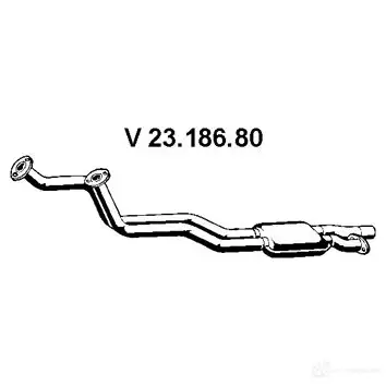Передний глушитель EBERSPACHER 86616 8 T2ZJZO 4030813015874 2318680