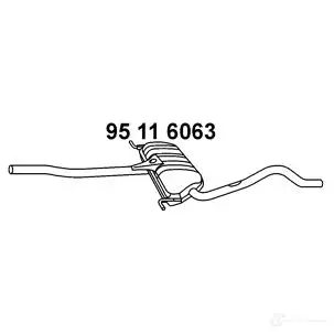 Резонатор EBERSPACHER 4030813098105 95116063 90275 RJWA 3VY