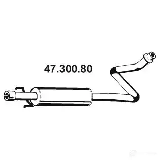 Резонатор EBERSPACHER 4030813117400 LZ1 BE3 88710 4730080