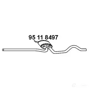 Резонатор EBERSPACHER 95118497 BO HESJ 90464 4030813087154