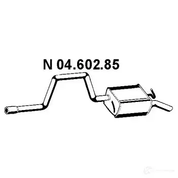 Задний глушитель EBERSPACHER 4030813099171 0460285 LNPVZ 4 81981