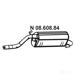 Задний глушитель EBERSPACHER X85X 1 83002 0860884 4030813152623