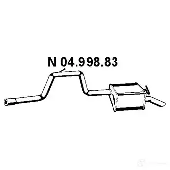 Задний глушитель EBERSPACHER 3BM4Y L 4030813039566 82082 0499883 изображение 0