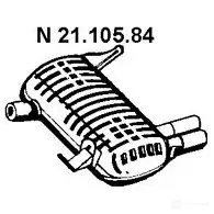 Задний глушитель EBERSPACHER 4030813111781 85786 ZW39 2Y 2110584