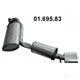 Задний глушитель EBERSPACHER 4030813100464 49 PK5 81081 0169583