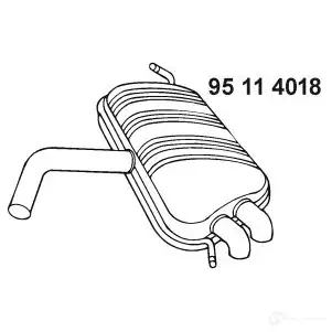 Задний глушитель EBERSPACHER AXGMZ 3 4030813139204 90234 95114018 изображение 0