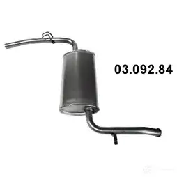 Задний глушитель EBERSPACHER 0309284 81246 ZE IJXZD 4030813100730
