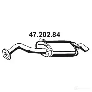 Задний глушитель EBERSPACHER CY 78TP 4030813158113 4720284 88690