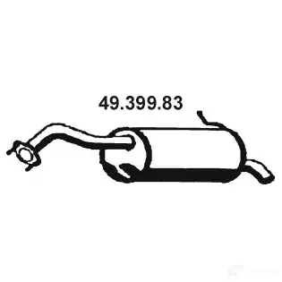 Задний глушитель EBERSPACHER 89044 2SM9E 7 4939983 4030813119176 изображение 0