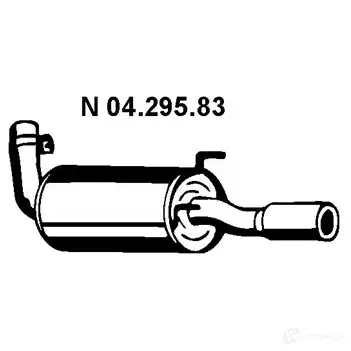 Задний глушитель EBERSPACHER 4030813037241 NODN 3 81784 0429583
