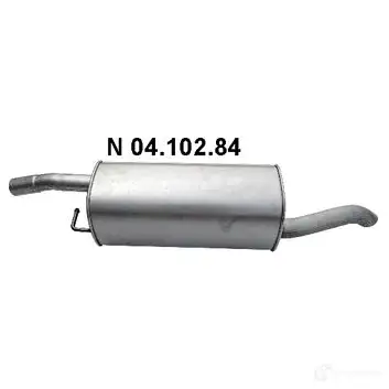 Задний глушитель EBERSPACHER 0410284 7F YDPG 4030813081039 81694