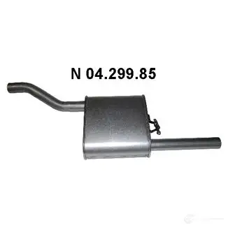 Задний глушитель EBERSPACHER 81794 4030813039092 0429985 Z2 VF9