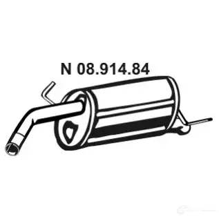 Задний глушитель EBERSPACHER 83103 JL FNSDJ 0891484
