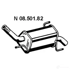 Задний глушитель EBERSPACHER 4030813090628 0850182 NYY EA 82933
