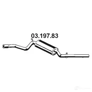 Задний глушитель EBERSPACHER 0319783 3E5 IXMN 81314 4030813100976